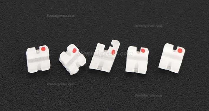 5 Packungen/20 St&uuml;cke Dental Kieferorthop&auml;dische Keramik Bracket St&auml;nder ROTH 022 3 Haken